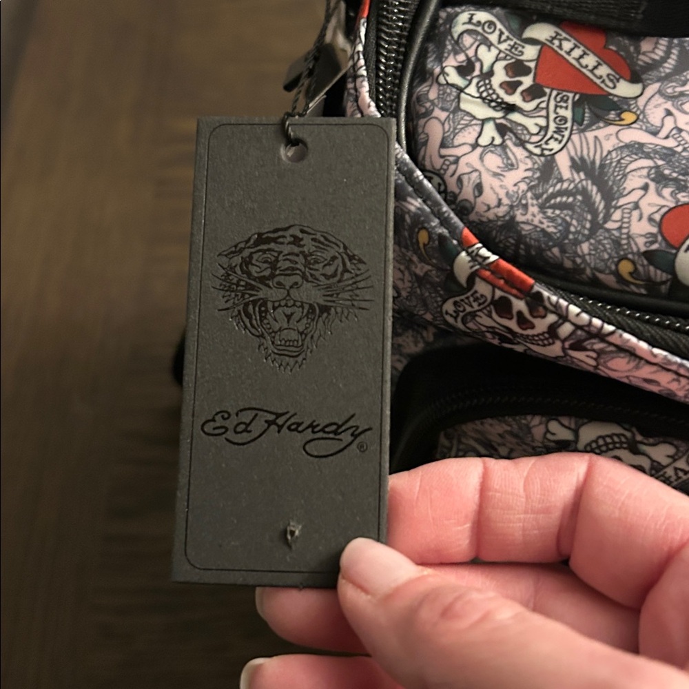 Ed Hardy Leopard and Skull Print Lunch Bag 
 Coolers. 10x8x6   PICK ONE…. - Picture 9 of 9